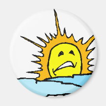 Sun Refrigerator Magnet
