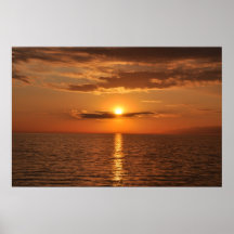 Sun Set on Superior Posters