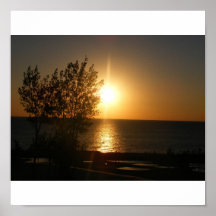 sun set print
