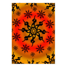 "Sun Star" Chubby Card Business Cards