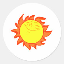 Sun Sticker