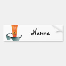Sun Tan Lotion Bumper Stickers