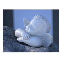 Sunbathing angel CC0115 Postcard