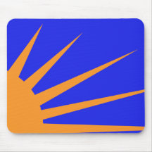Sunburst, Colombia Political flag Mouse Mat