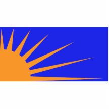 Sunburst, Colombia Political flag Photo Sculptures
