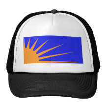 Sunburst Flag Trucker Hats