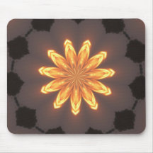 Sunburst pattern mousepads