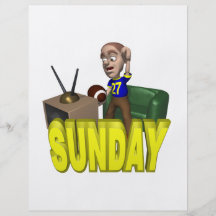Sunday Football Personalized Flyer