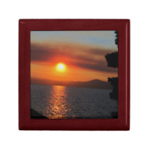 Sunet lake Tahoe Keepsake Boxes