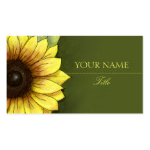 Sunflower Business Cards