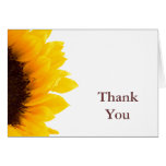 sunflower by Petr Kratochvil, Thank You Note Greeting Card