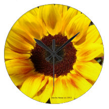 Sunflower Clock