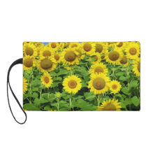 Sunflower Fields Wristlet