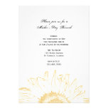 Sunflower Graphic Mother's Day Brunch Invitation