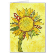 sunflower greeting cards