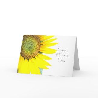 Sunflower Happy Mothers Day Cards