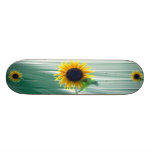 Sunflower In Full Bloom Skateboard Deck