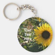 Sunflower Keyring Keychain