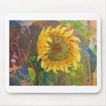 sunflower mouse pads