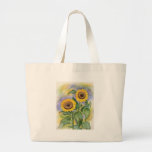 SUNFLOWER PAINTING ON BAG