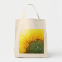 Sunflower tote bags