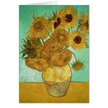 Sunflowers, 1888 card