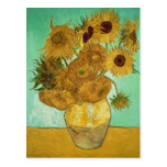 Sunflowers, 1888 post card