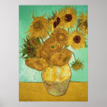 Sunflowers, 1888 poster