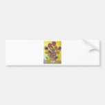 Sunflowers by Vincent Van Gogh Bumper Stickers