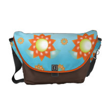 sunflowers courier bag