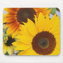 sunflowers mouse pads