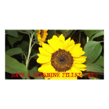 Sunflowers Photo Card