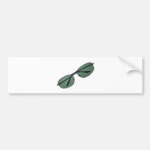sunglasses bumper sticker