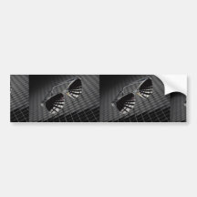 Sunglasses on grid background bumper stickers