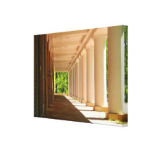 Sunlight Through Columns Gallery Wrapped Canvas