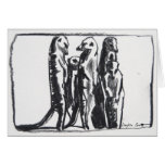 Sunning meerkats - Card