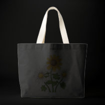 Sunny Flowers Tote Bag Carrier bags