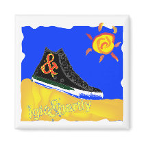 "Sunny Shoe" by Katie winner 08.03.09 magnets