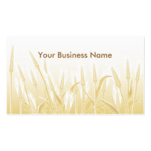 Sunny Wheat Field Business Card