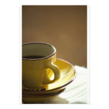 Sunny yellow coffee mug. personalized announcements