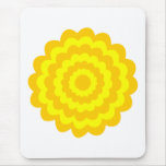 Sunny yellow flower. mousepad