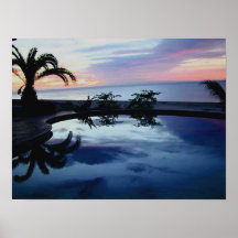 Sunrise at Casa Blanca Beachfront Villa Poster