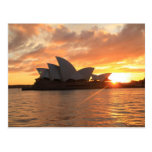 Sunrise at Sydney Opera House Postcard