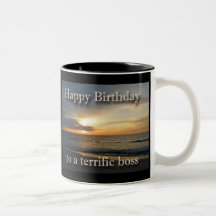 Sunrise Birthday Boss Coffee Mug