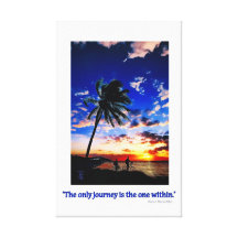 Sunrise from the Florida Keys Canvas Print