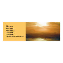 Sunrise Impression Business Card Template