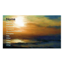 Sunrise Impression Business Card Templates