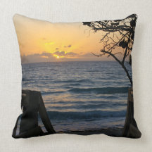 Sunrise in Jupiter Throw Pillow