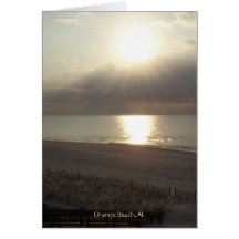 Sunrise in Orange Beach, AL Note Card