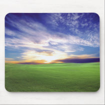 Sunrise On Meadow mousepads